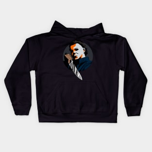 Halloween Michael Kids Hoodie